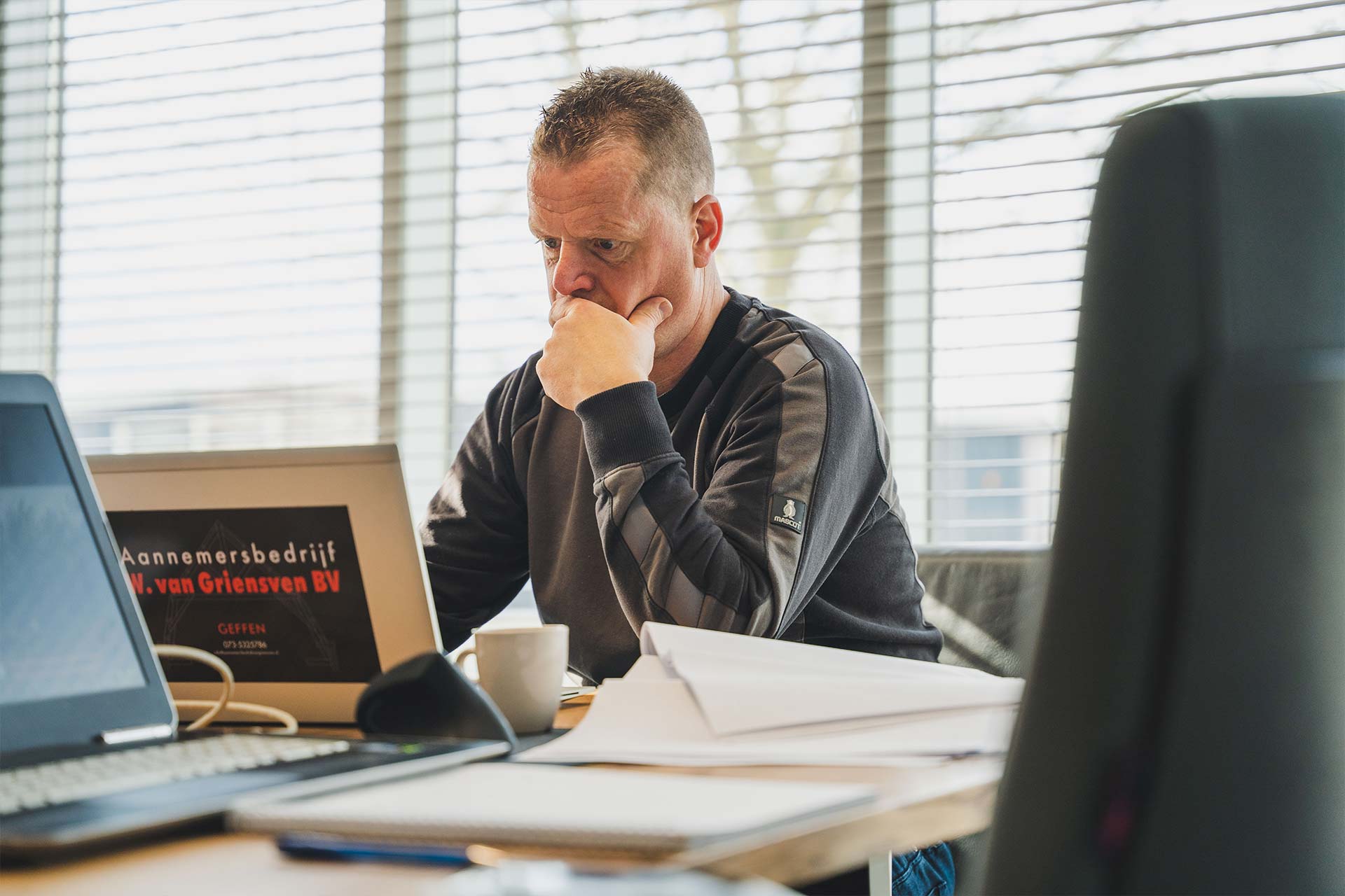 Aannemersbedrijf W. Van Griensven is altijd bereikbaar